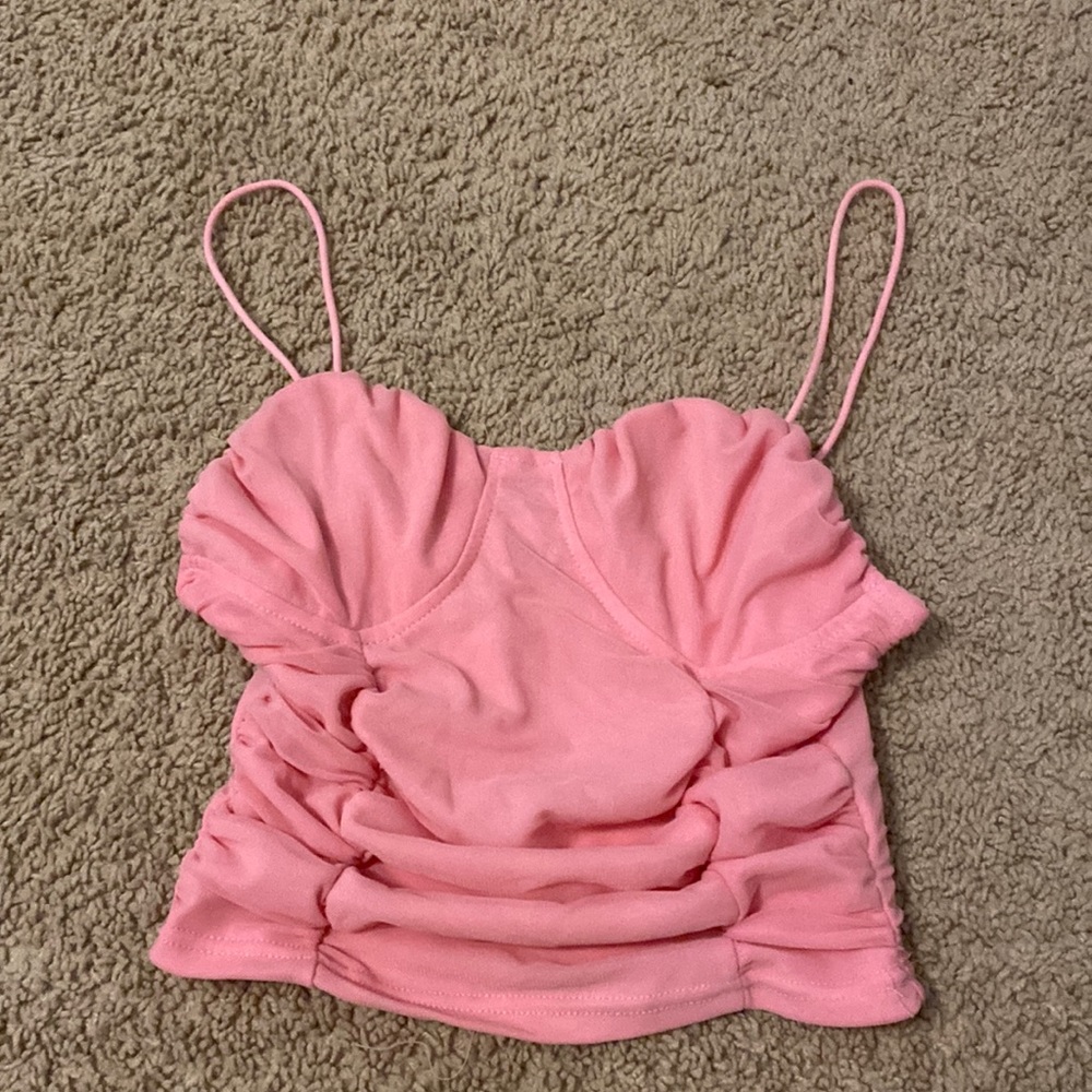 Pink shriveled top